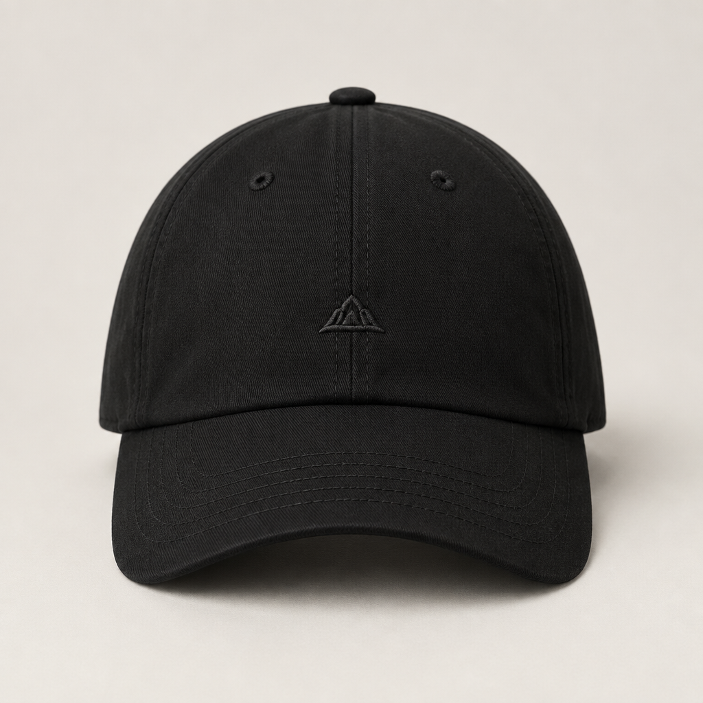 Plain Black Baseball Cap