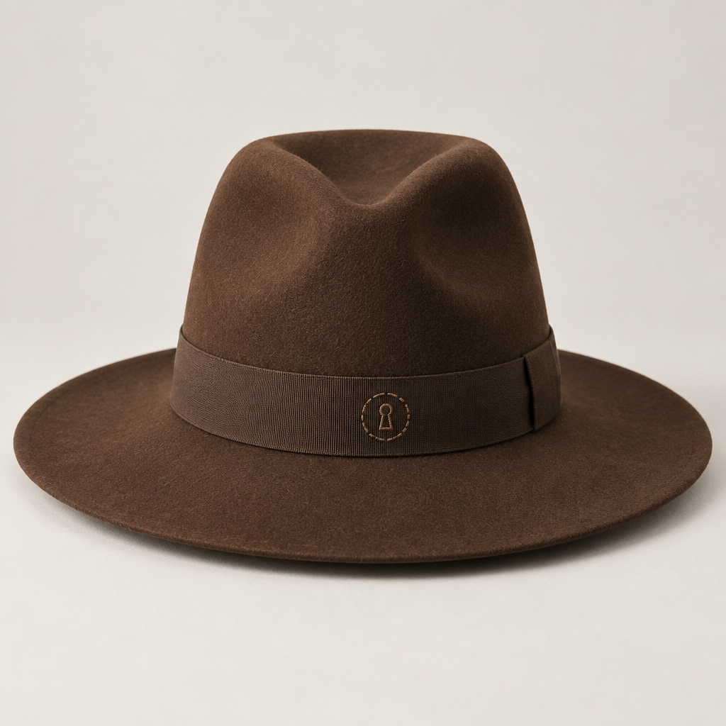 Zero Trust Wide-Brim Fedora